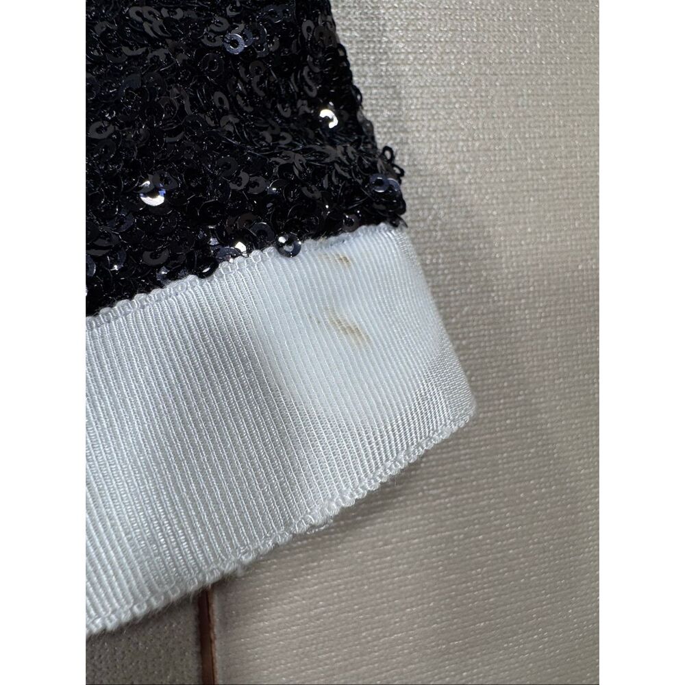 Ronny Kobo Lanalia sequin two-tone V-neck mini dress *note - Picture 14 of 15